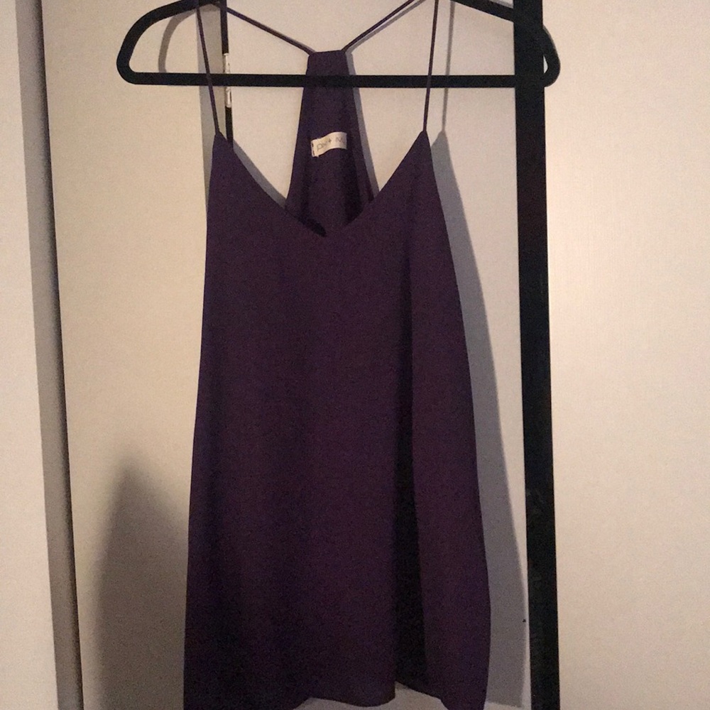 Purple tank top
